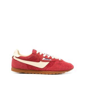 AUTRY Medalist Suede and Leather Low-Top Sneakers Men RED